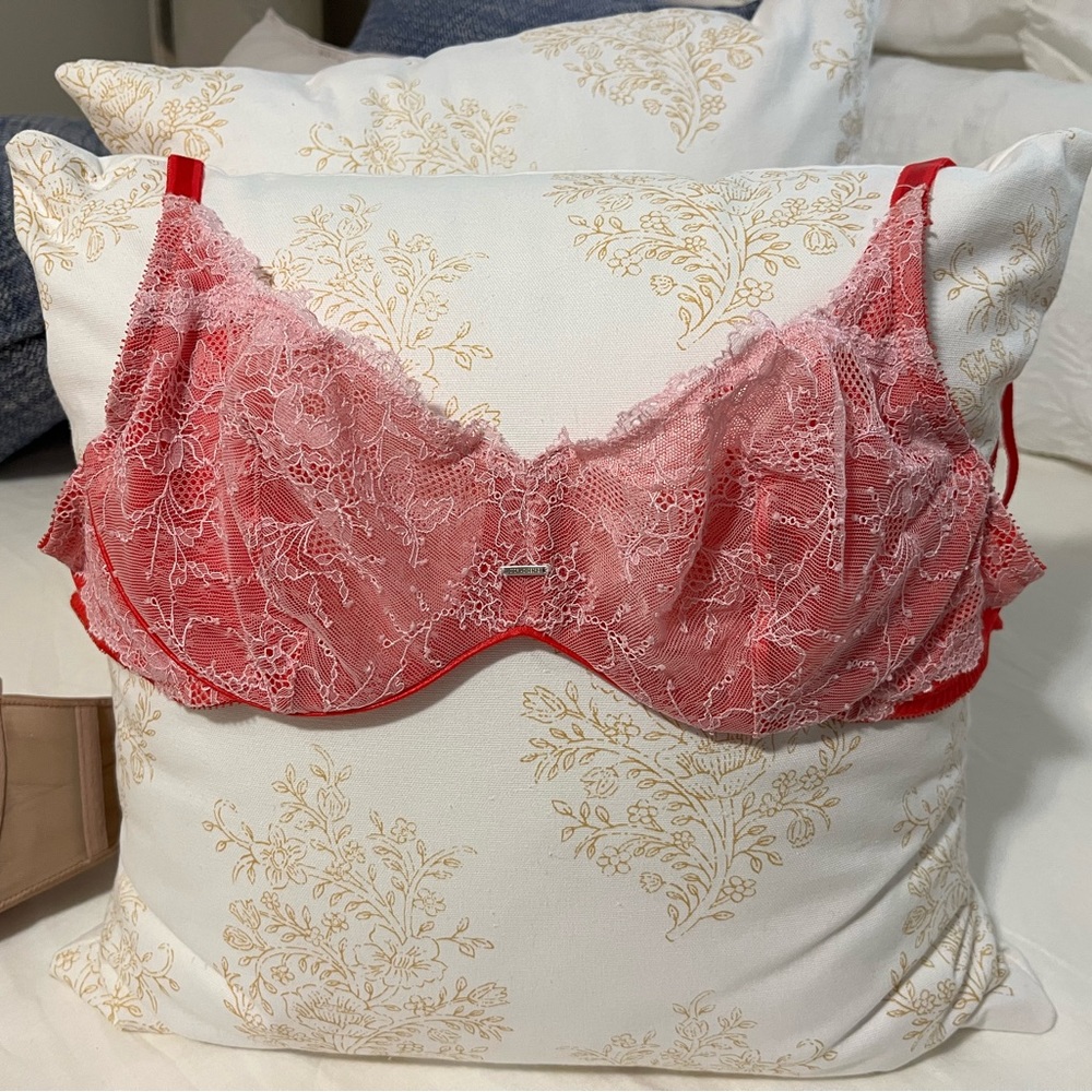 Like NEW 34DD VS Bra Red/Pink